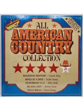 All American Country Collection Volume 5 Vinyl Record 1982 Impact Music BC-318